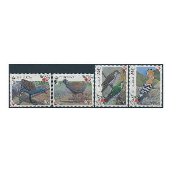 2023 St Helena Christmas - Extinct Birds 4v Set