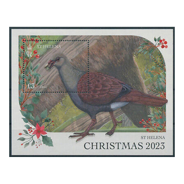 2023 St Helena Christmas-Extinct Birds £3.00 1v M/S