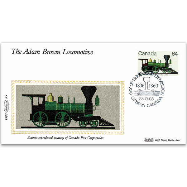 1983 Canada Vintage Steam Locomotives: The Adam Brown - Ottawa
