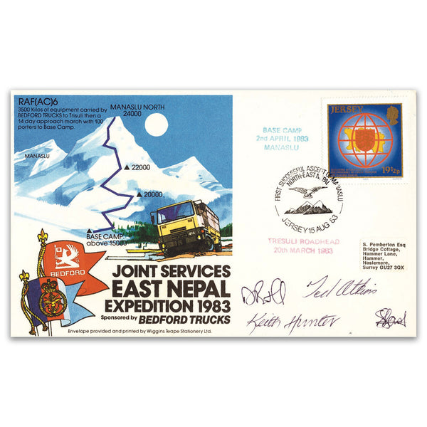 1983 JS East Nepal Expedition Special - Signed by four
