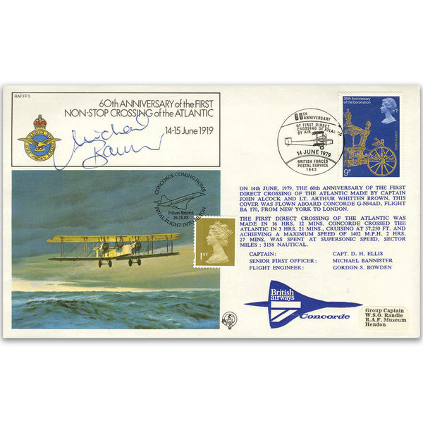 1979 60th Anniversary of First Non - Stop Crossing of the Atlantic - Doubled 2003