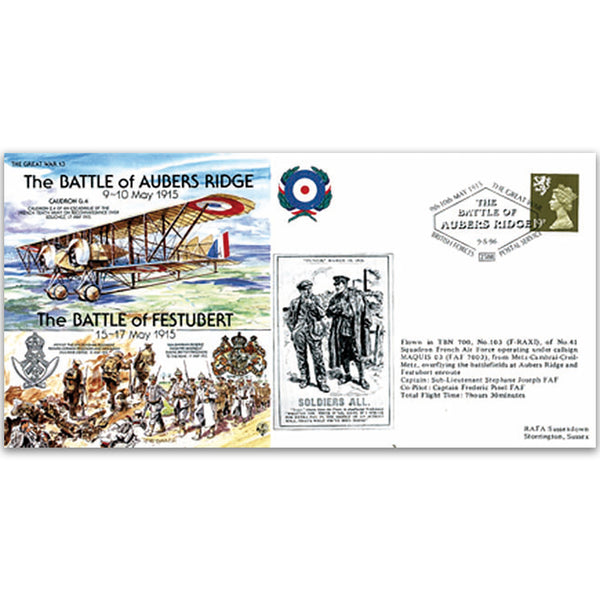 1915 Battle of Aubers Ridge - Flown