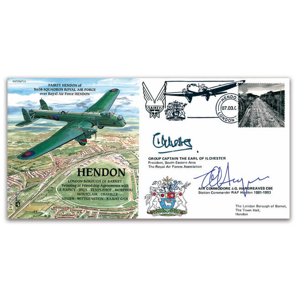 2000 Fairey Hendon - Signed GP Earl of Ilchester & AC Hargreaves