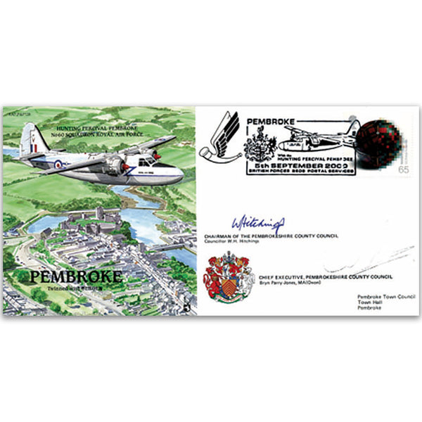 Pembroke Percival - Signed by the Chairman and the Chief Executive of Pembroke County Council