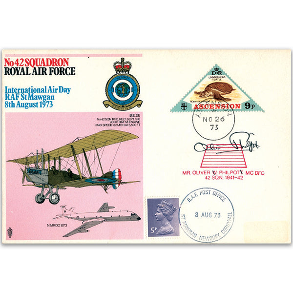 1973 No. 42 Sqn - Air Day - Signed by Oliver Philpot MC