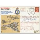 1976 No. 35 Sqn. RAF 60th Anniversary - Signed by Air Vice Marshal D. C. Bennett. AO/C Pathfinders