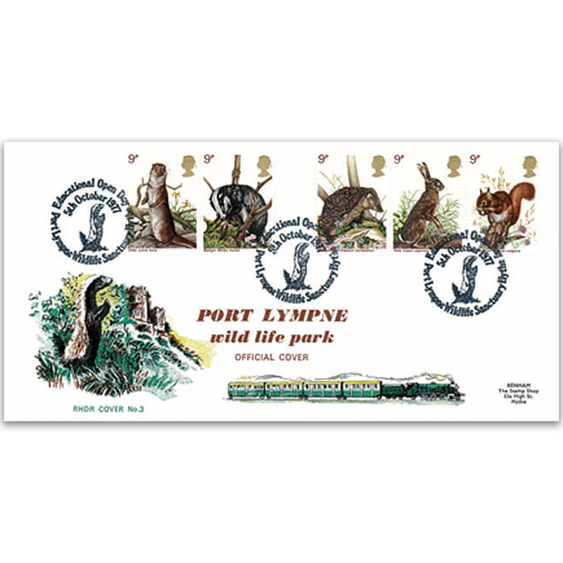 1977 British Wildlife - Port Lympne Wildlife Park Official - RHDR Railway Series No. 3