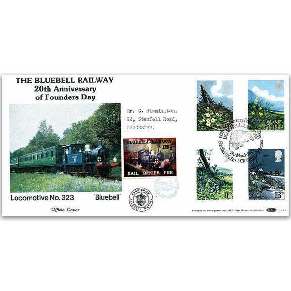 1979 British Flowers - Bluebell Railway 20th Anniversary Official - Carried