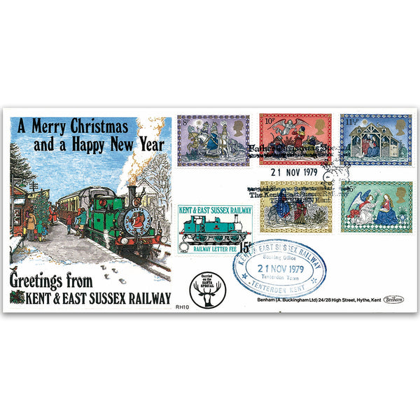 1979 Christmas, Kent & East Sussex Railway - RHDR Cover