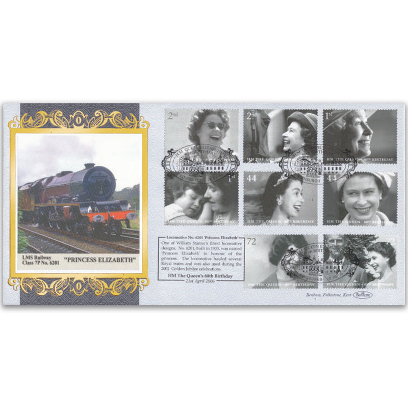 2006 HM Queen's 80th Birthday - LNER Locomotive No. 6201 'Princess Elizabeth'