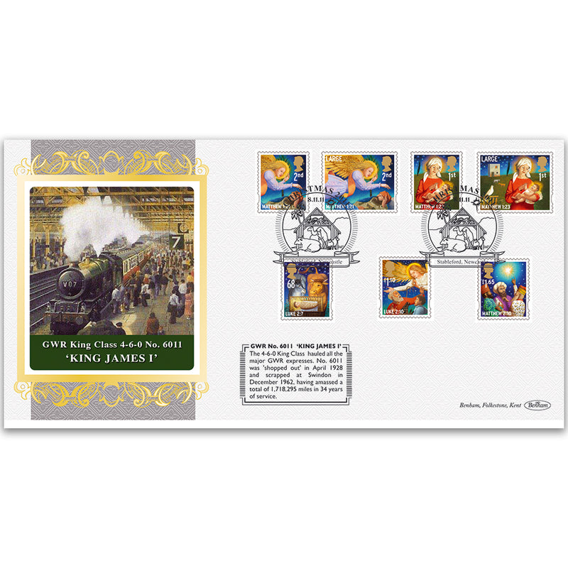 2011 Christmas 'King James I' Rail Cover