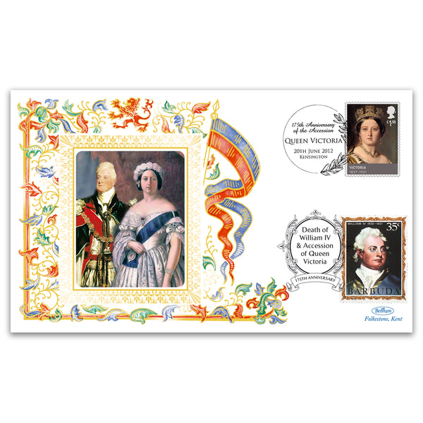 2012 175th Anniversary of Queen Victoria's Accession & Death of William IV