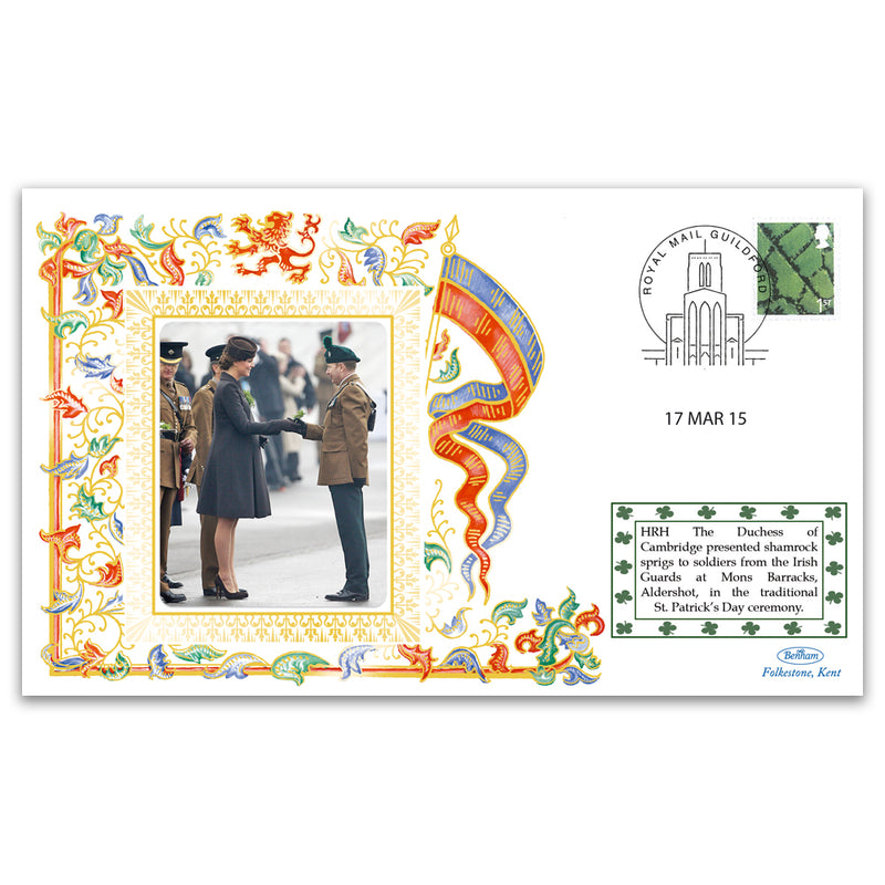 2015 Presentation of Shamrock Sprigs by Duchess of Cambridge