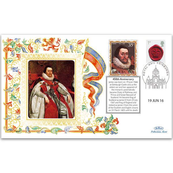 450th Anniversary - Birth of King James VI and I