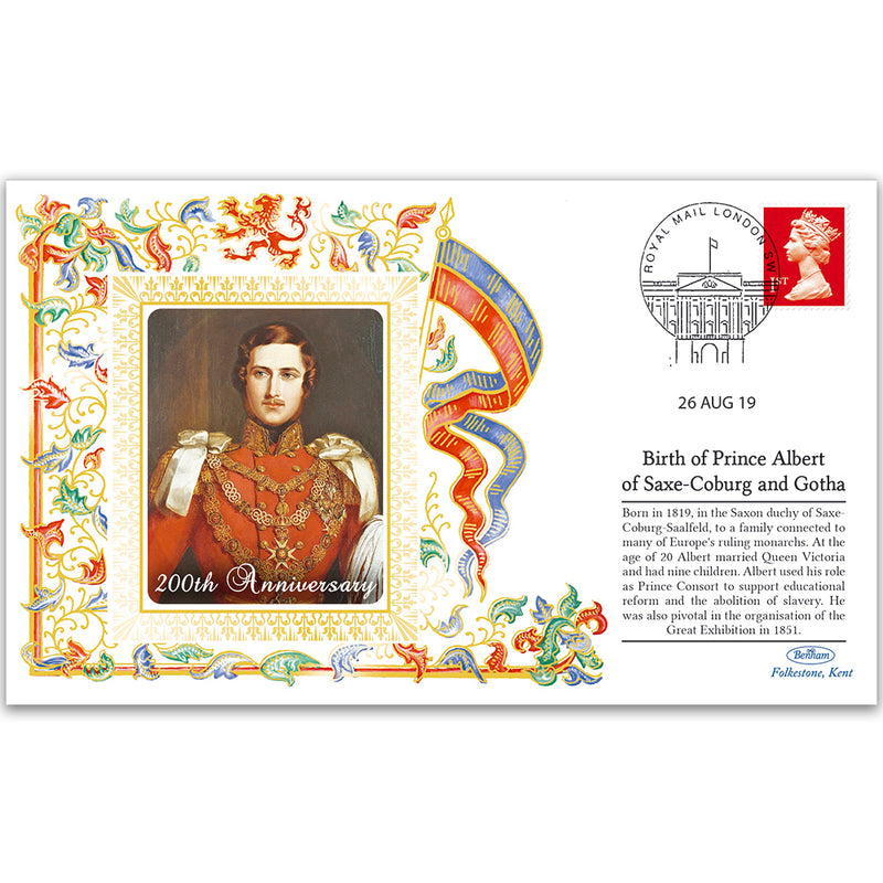 2019 Bicentenary of the Birth of Prince Albert of Saxe-Coburg Gotha