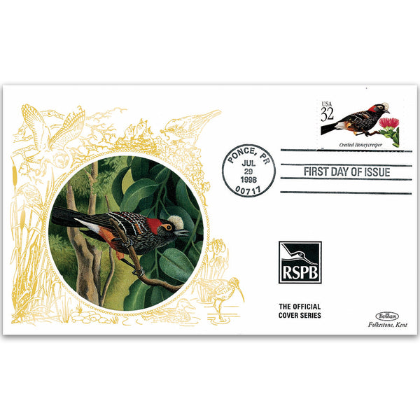 1998 USA - Crested Honeycreeper RSPB Official
