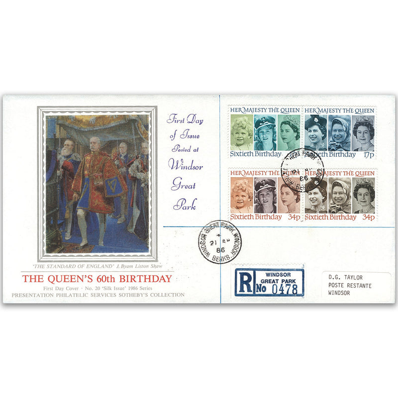 1986 HM The Queen's 60th Birthday Sotheby - Windsor