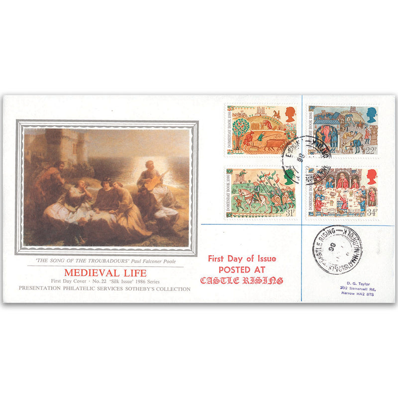 1986 Medieval Life - Castle Rising - Sotheby's Cover