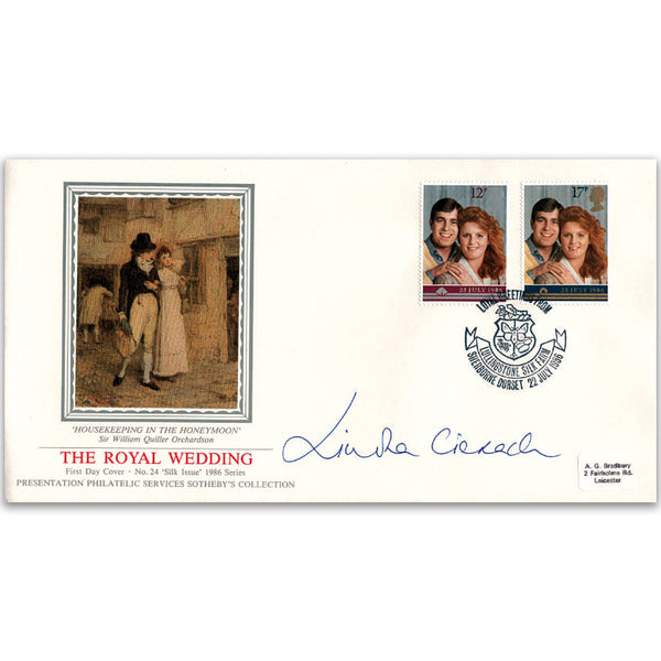 1986 Royal Wedding - Lullingstone Silk Farm - Signed by Lindka Cierach