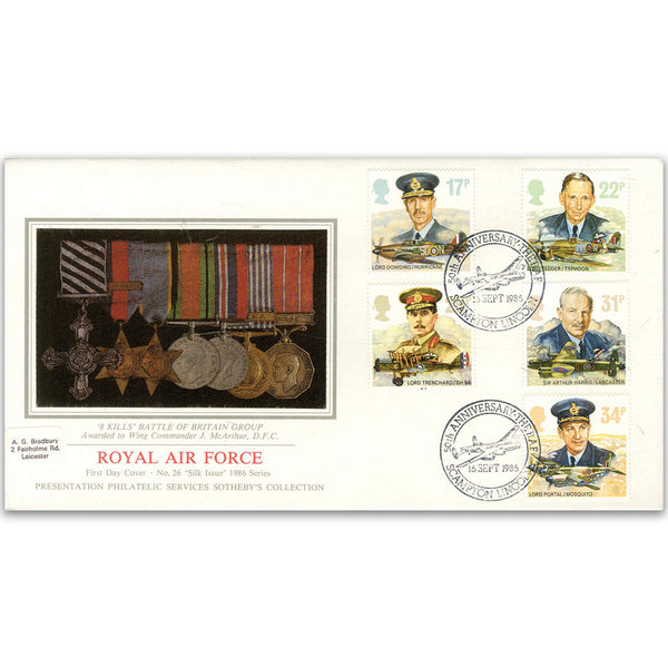 1986 Royal Air Force 50th - Sotheby's Cover
