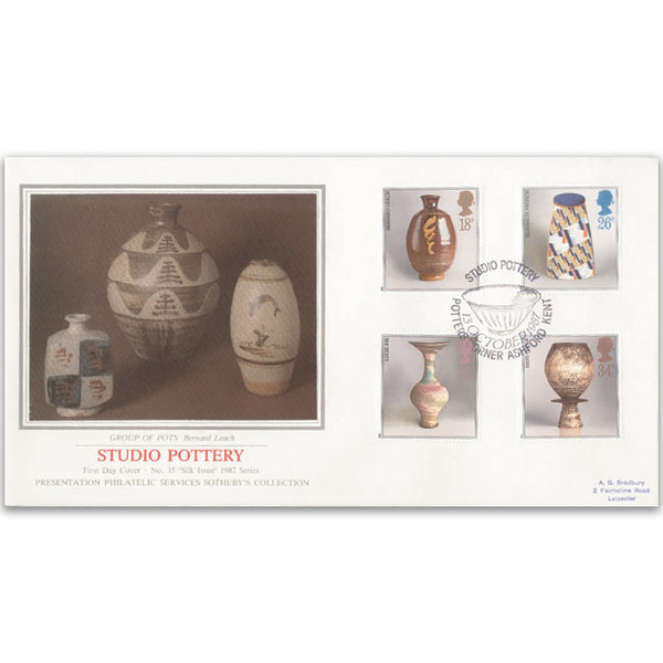 1987 Studio Pottery - Sotheby's Cover