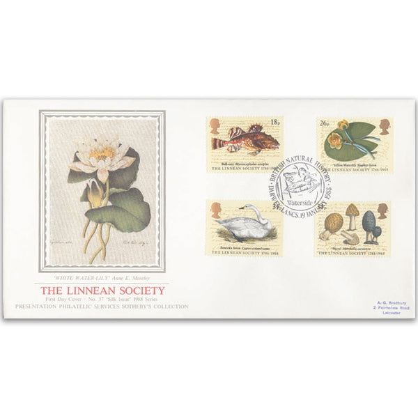 1988 The Linnean Society 200th - Waterside, Darwen, Lancs - Sotheby's Cover
