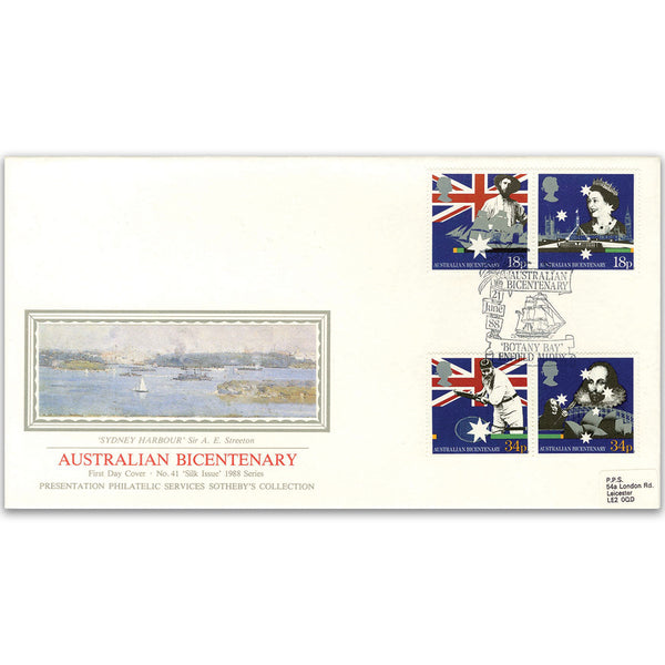 1988 Australian Settlement Bicentenary - Sotheby's Cover