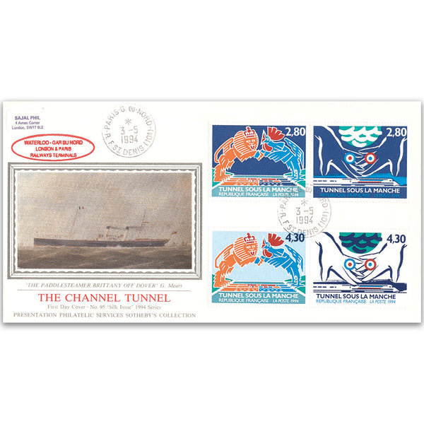 1994 La Poste Channel Tunnel - Sotheby's Cover