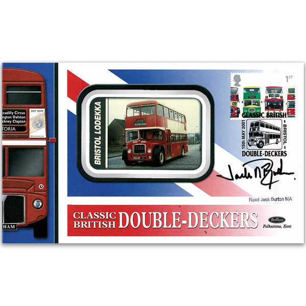 2001 Double-Decker Buses - Signed by Reverend Jack Burton MA
