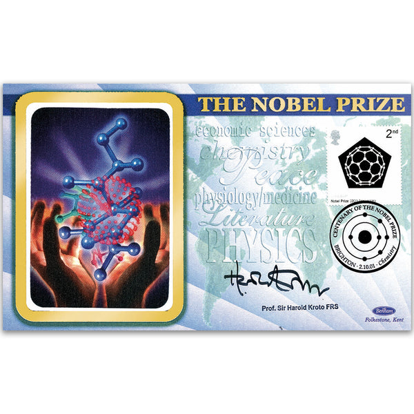 2001 Nobel Prizes 100th - Signed by Professor Sir Harold Kroto FRS