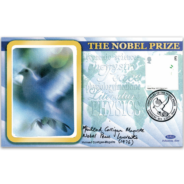 2001 Nobel Prize - Signed by Mairead Corrigan Maguire