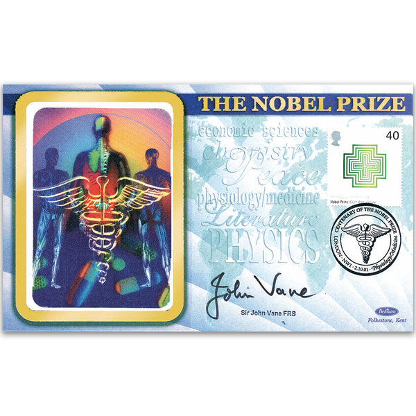 2001 Nobel Prizes 100th - Signed by Sir John Vane FRS