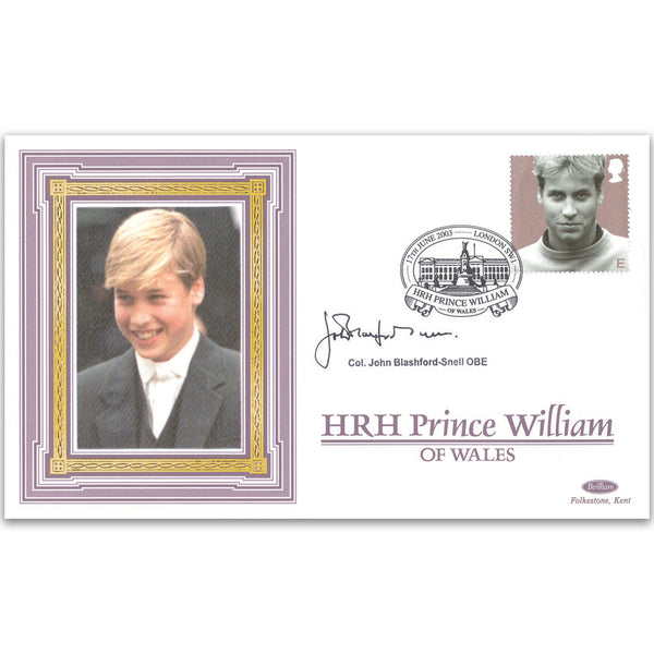 2003 Prince William's 21st - Signed by Col. J. Blashford-Snell OBE
