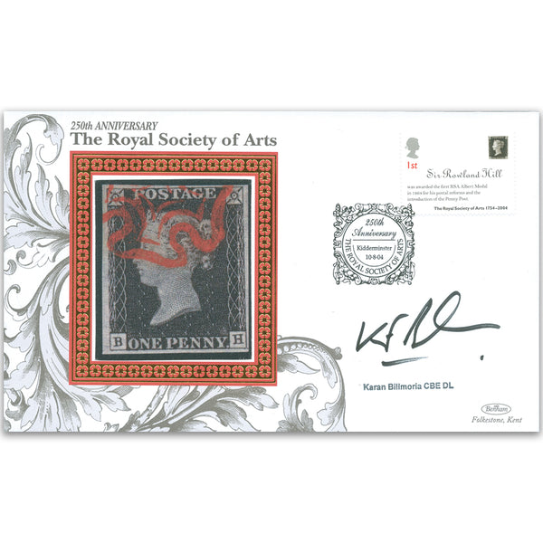 2004 Royal Society of the Arts 250th - Signed by Karen Bilimoria CBE
