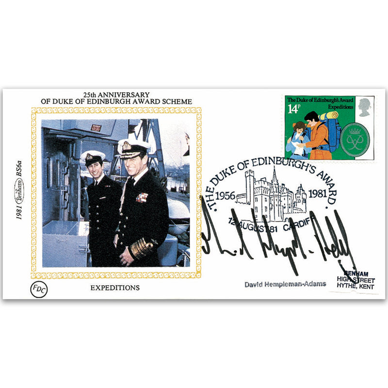 1981 Duke of Edinburgh Award 25th - Signed by David Hempleman-Adams
