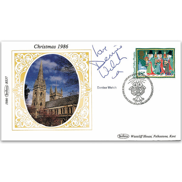 1986 Christmas - Signed by Denise Welch