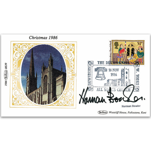 1986 Christmas - Signed by Norman Bowler