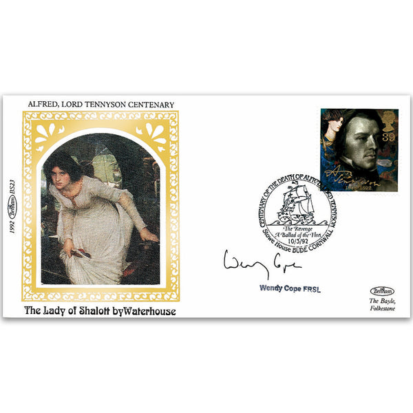 1992 Tennyson Death Centenary - Signed by Wendy Cope FRSL