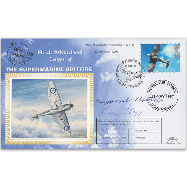 1997 Architects of the Air - Spitfire - Signed by Wg. Cdr. P Barthropp DFC & Raymond Baxter