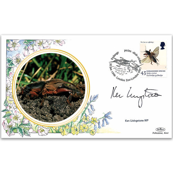 1998 Endangered Species - Mole Cricket - Signed by Ken Livingstone
