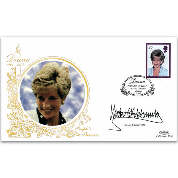 1998 Princess Diana 'In Memoriam' - Signed by Victor Adebowale