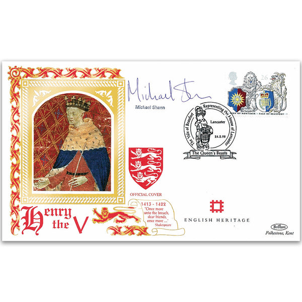 1998 Order of the Garter 650th - Signed by Michael Sheen