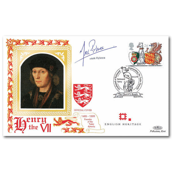 1998 Heraldry: Henry VII - Signed by Mark Rylance