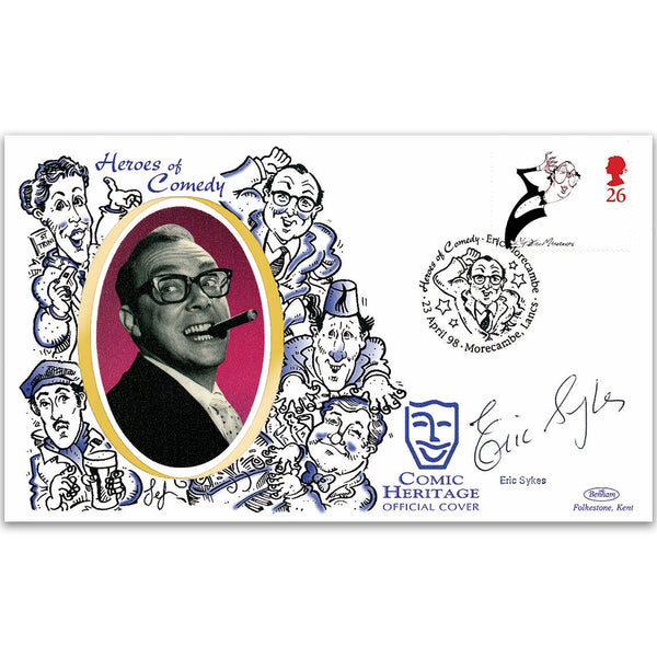 1998 Comedians - Eric Morecambe - Signed by Eric Sykes