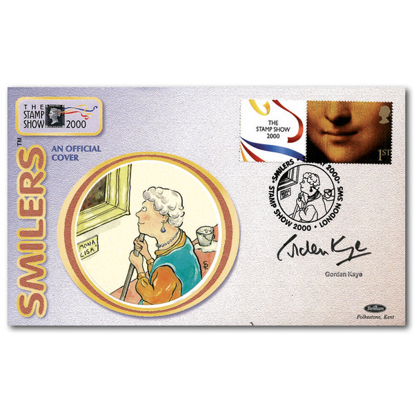 2000 Smilers - Mona Lisa - Signed by Gorden Kaye