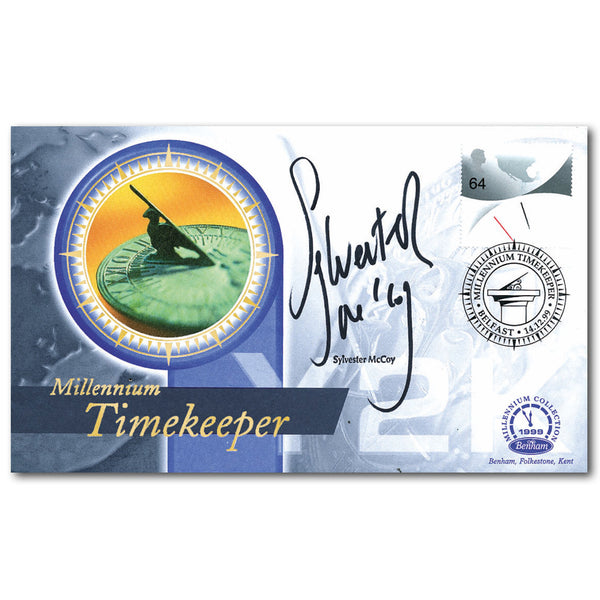 1999 Millennium Timekeeper - Signed by Sylvester McCoy