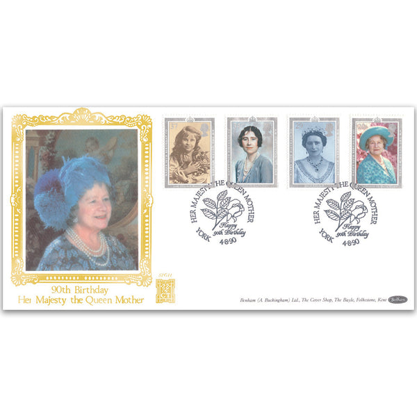 1990 The Queen Mother's 90th Birthday Special Gold Cover - York