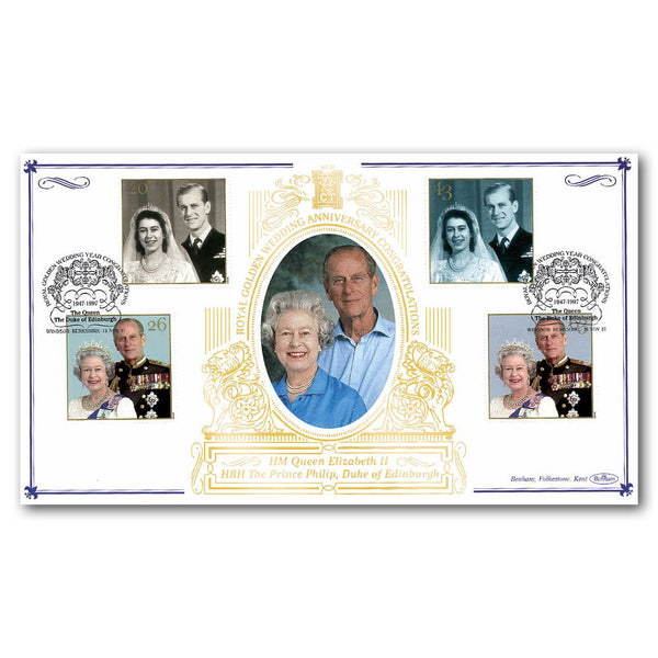 1997 Royal Golden Wedding Special Gold Cover - Windsor, Berks