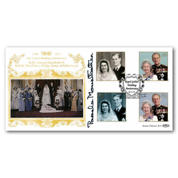 1997 Royal Golden Wedding Special Gold Cover - Westminster - Signed Lady Pamela Mountbatten