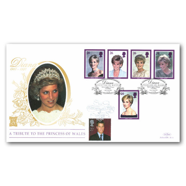 1998 Princess Diana Special Gold Cover - Kensington Palace Gardens - Doubled 2000